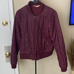 Burgundy Fall Jacket